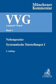 Cover von Münchener Kommentar zum Versicherungsvertragsgesetz Band 3: Nebengesetze, Systematische Darstellungen I
