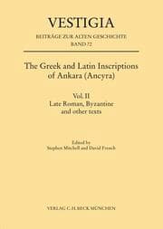 Cover von The Greek and Latin Inscriptions of Ankara (Ancyra)