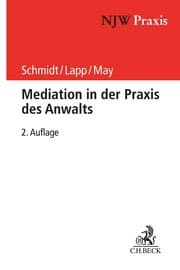 Cover von Mediation in der Praxis des Anwalts