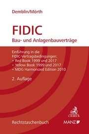 Cover von FIDIC Bau- und Anlagenbauverträge