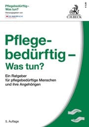 Cover von Pflegebedürftig - Was tun?