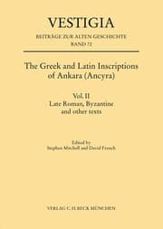 Cover von The Greek and Latin Inscriptions of Ankara (Ancyra)