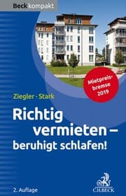 Cover von Richtig vermieten - beruhigt schlafen!