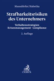 Cover von Strafbarkeitsrisiken des Unternehmers