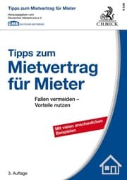 Cover von Tipps zum Mietvertrag für Mieter
