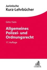 Cover von Allgemeines Polizei- und Ordnungsrecht