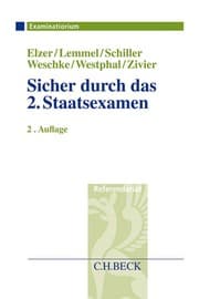 Cover von Sicher durch das 2. Staatsexamen