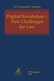 Cover von Digital Revolution - New Challenges for Law