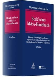 Cover von Beck'sches M&A-Handbuch