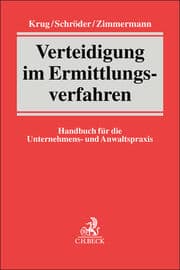 Cover von Verteidigung im Ermittlungsverfahren