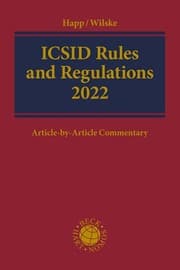 Cover von ICSID Rules and Regulations 2022