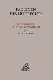 Cover von Facetten des Mietrechts