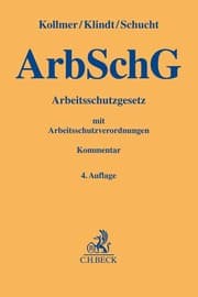Cover von Arbeitsschutzgesetz. ArbSchG
