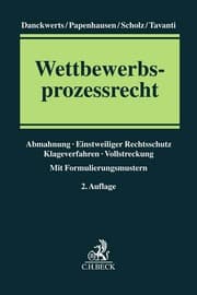 Cover von Wettbewerbsprozessrecht