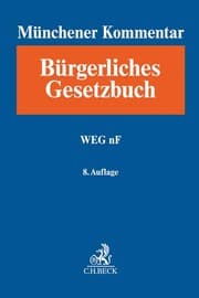 Cover von Münchener Kommentar zum Bürgerlichen Gesetzbuch 8a