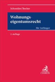 Cover von Wohnungseigentumsrecht