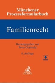 Cover von Münchener Prozessformularbuch 3: Familienrecht