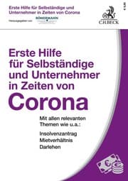Cover von Erste Hilfe für Selbständige und Unternehmer in Zeiten von Corona