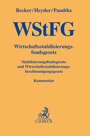 Cover von Wirtschaftsstabilisierungsfondsgesetz (WStFG)