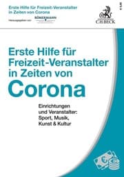 Cover von Erste Hilfe für Freizeit-Veranstalter in Zeiten von Corona