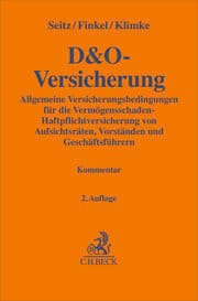 Cover von D&O-Versicherung