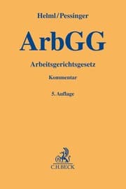 Cover von Arbeitsgerichtsgesetz. ArbGG