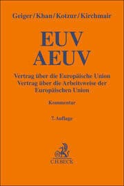 Cover von EUV/AEUV