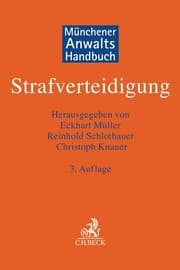 Cover von Münchener Anwaltshandbuch Strafverteidigung