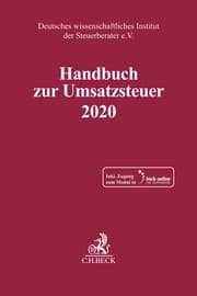 Cover von Handbuch zur Umsatzsteuer 2020