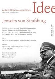 Cover von Zeitschrift für Ideengeschichte Heft XV/2 Sommer 2021