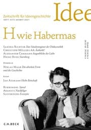 Cover von Zeitschrift für Ideengeschichte Heft XV/3 Herbst 2021