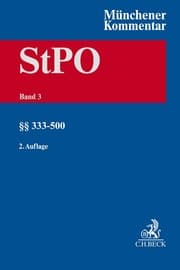 Cover von Münchener Kommentar zur Strafprozessordnung Bd. 3: §§ 333-500