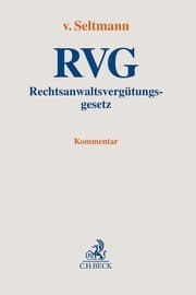 Cover von Rechtsanwaltsvergütungsgesetz. RVG