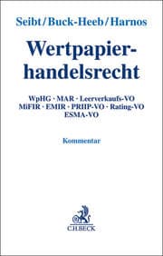 Cover von Wertpapierhandelsrecht