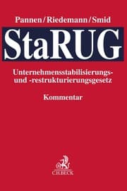 Cover von Unternehmensstabilisierungs- und -restrukturierungsgesetz (StaRUG)