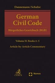 Cover von German Civil Code - Bürgerliches Gesetzbuch (BGB) Volume II