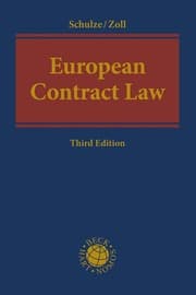 Cover von European Contract Law