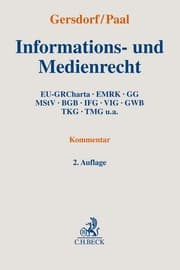 Cover von Informations- und Medienrecht