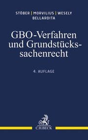 Cover von GBO-Verfahren und Grundstückssachenrecht