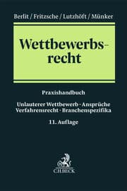 Cover von Wettbewerbsrecht