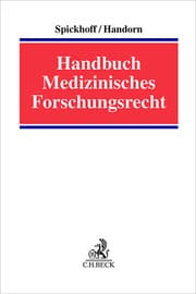 Cover von Handbuch Medizinisches Forschungsrecht