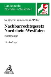 Cover von Nachbarrechtsgesetz Nordrhein-Westfalen. NachbG NRW