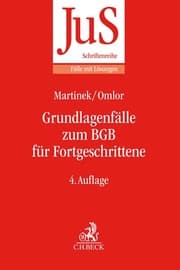 Cover von Grundlagenfälle zum BGB für Fortgeschrittene