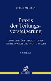 Cover von Praxis der Teilungsversteigerung