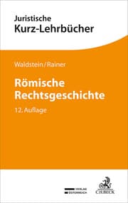 Cover von Römische Rechtsgeschichte