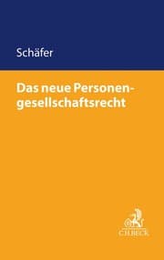 Cover von Das neue Personengesellschaftsrecht