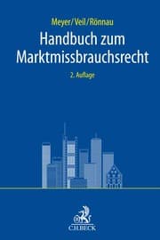 Cover von Handbuch zum Marktmissbrauchsrecht