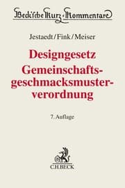Cover von Designgesetz, Gemeinschaftsgeschmacksmusterverordnung. DesignG, GGV