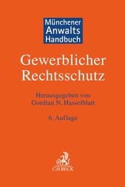 Cover von Münchener Anwaltshandbuch Gewerblicher Rechtsschutz