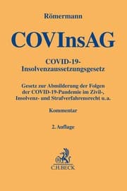 Cover von COVInsAG/COVID-19-Insolvenzaussetzungsgesetz